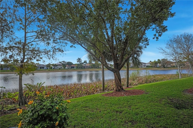 view of water feature