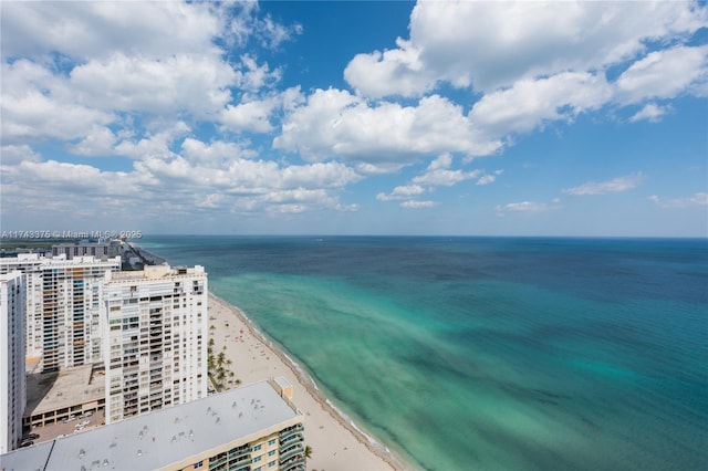 2711 S Ocean Dr Unit 3302, Hollywood, FL 33019 - water view featuring a beach view
