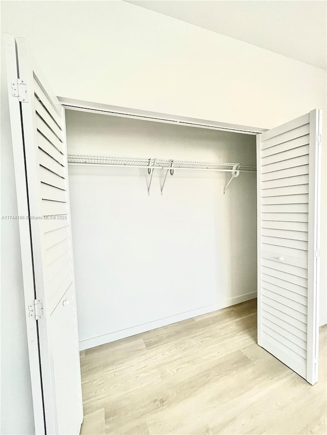 view of closet