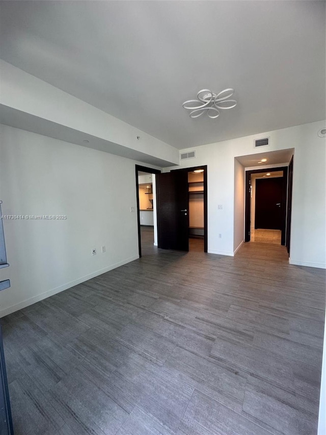 interior space featuring hardwood / wood-style floors