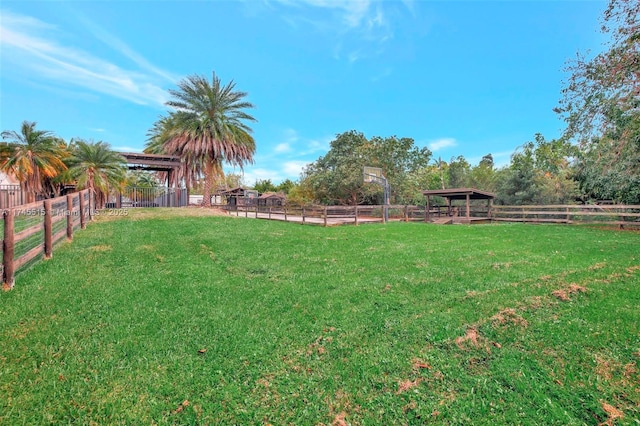 17500 SW 68th Ct, Southwest Ranches, FL 33331 - view of yard with an exterior structure