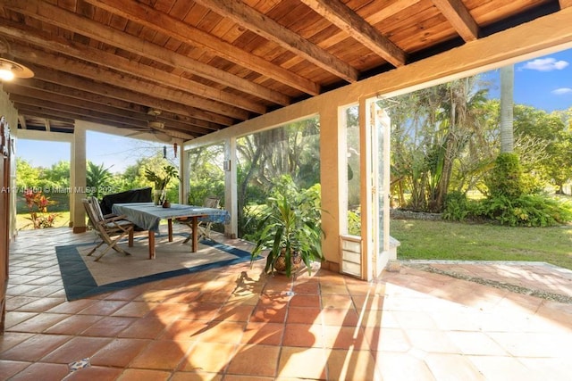 view of patio / terrace with outdoor dining space