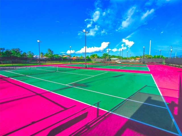 view of sport court featuring basketball court