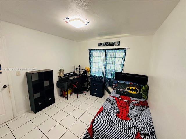 view of tiled bedroom