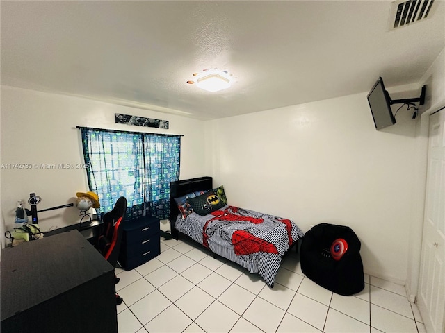 view of tiled bedroom