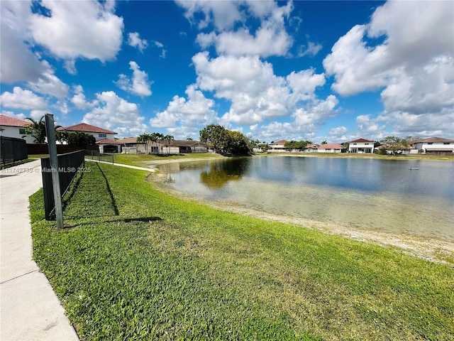 property view of water