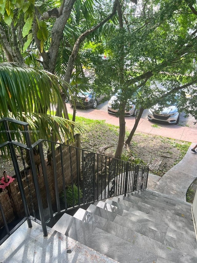 view of patio with fence