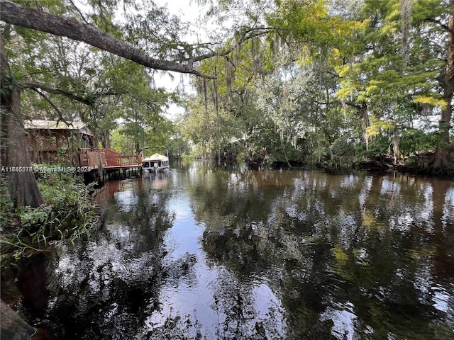 view of water feature