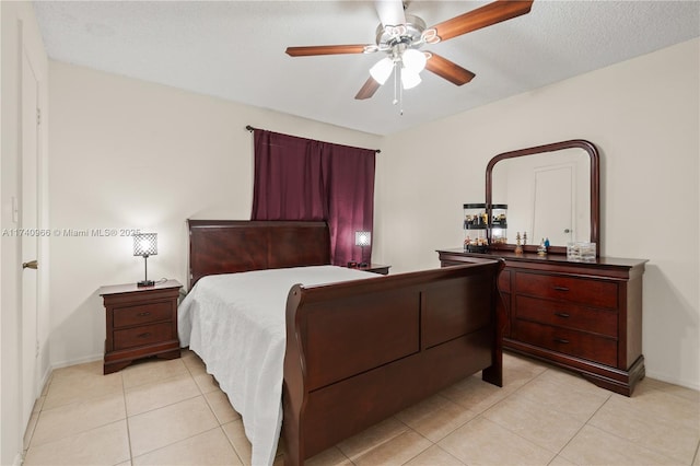 2866 S University Dr Unit 5307, Davie, FL 33328 - bedroom featuring baseboards, ceiling fan, and light tile patterned floors