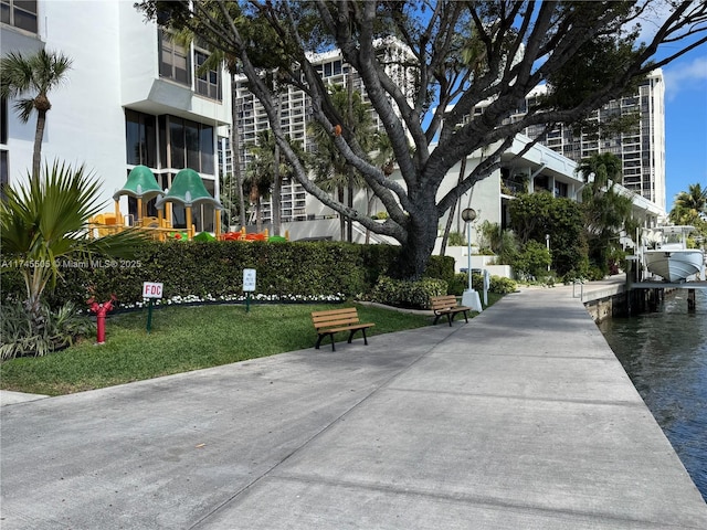 view of property's community