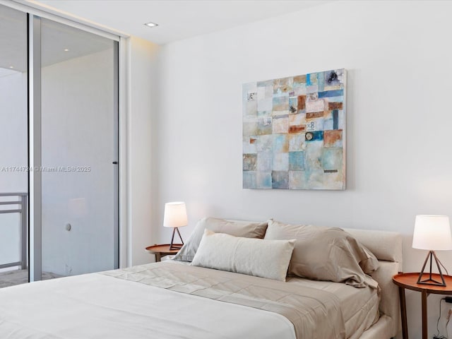 bedroom featuring a closet