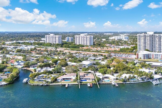 1500 NE 103rd St, Miami Shores, FL 33138 - drone / aerial view of a nearby body of water