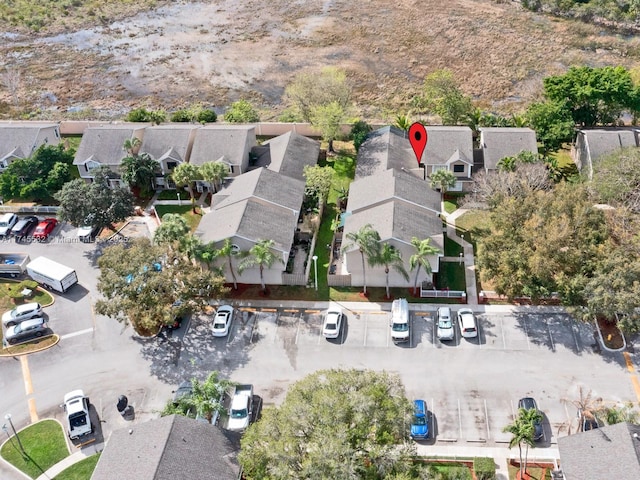 drone / aerial view featuring a residential view