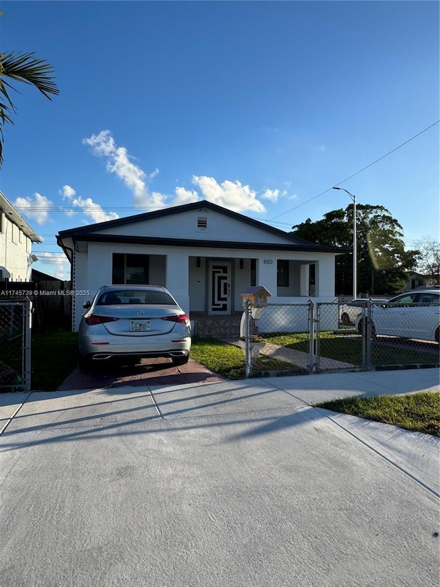 view of front of home