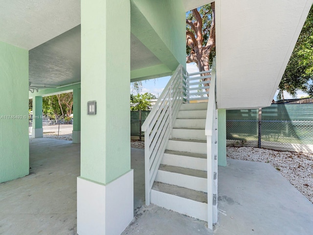 view of staircase
