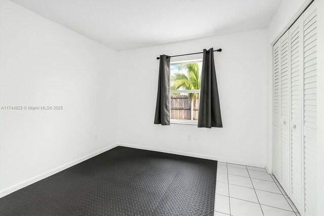 interior space with baseboards