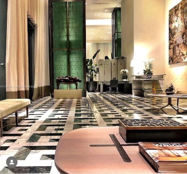 view of community lobby