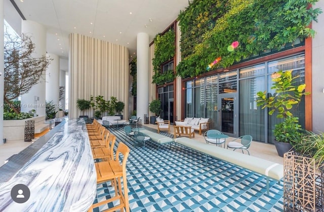 view of community lobby