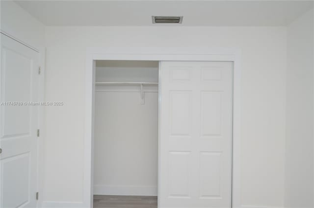 closet with visible vents