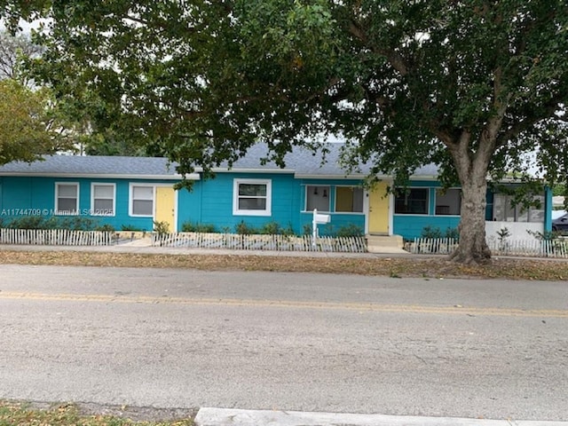 view of ranch-style house