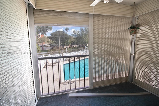 7511 S Oriole Blvd Unit 201, Delray Beach, FL 33446 - view of unfurnished sunroom