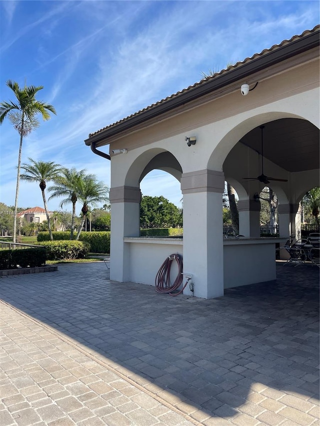 view of home's community featuring a patio area