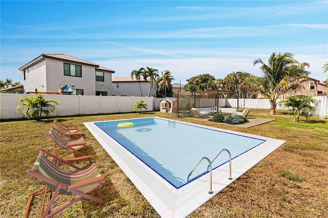 17356 SW 21st St, Miramar, FL 33029 - view of pool featuring a fenced backyard