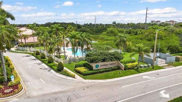 17356 SW 21st St, Miramar, FL 33029 - aerial view of a pool area