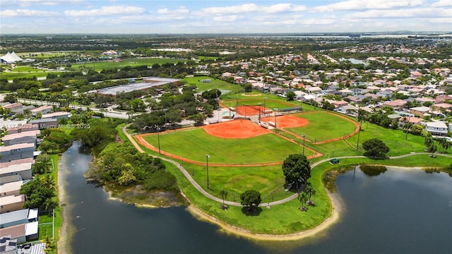 17356 SW 21st St, Miramar, FL 33029 - aerial view of residential area featuring a nearby body of water