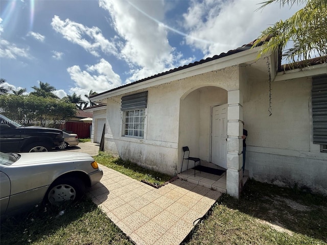 view of property exterior