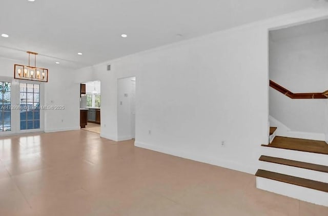 view of unfurnished living room