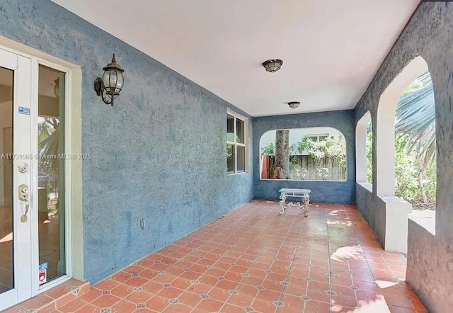 view of patio with french doors