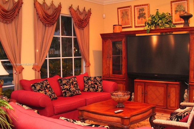 10717 Cleary Blvd Unit 203, Plantation, FL 33324 - living area with crown molding