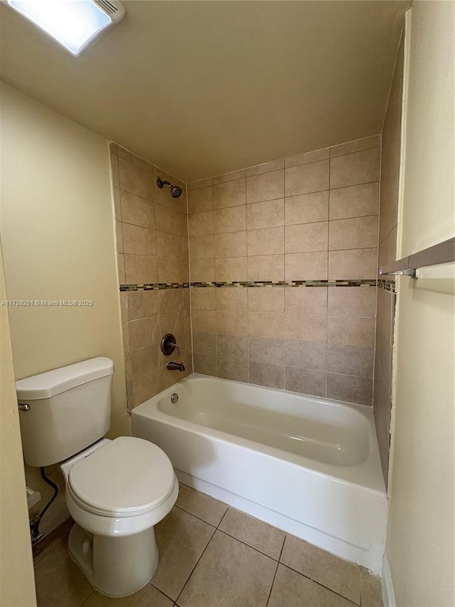 10717 Cleary Blvd Unit 203, Plantation, FL 33324 - bathroom with tile patterned floors, toilet, and  shower combination
