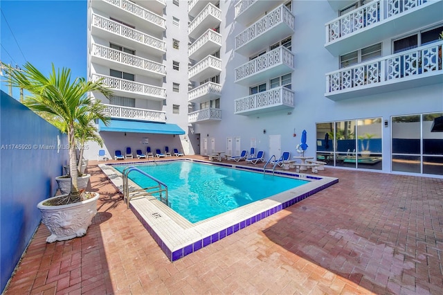 1020 Meridian Ave Unit 515, Miami Beach, FL 33139 - pool featuring a patio area