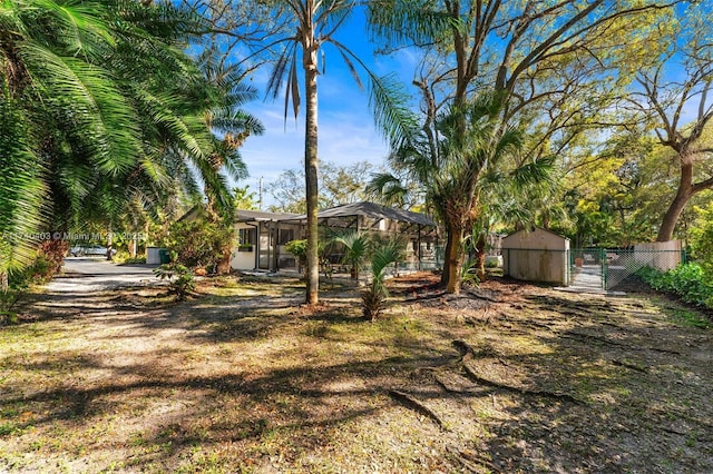 16520 SW 80th Ave, Palmetto Bay, FL 33157 - view of yard featuring a gate