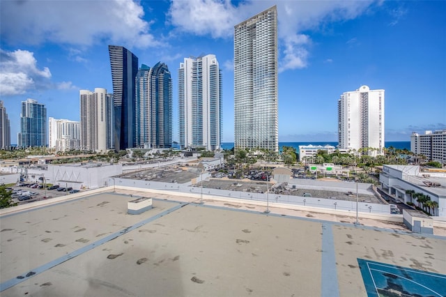 view of city featuring a water view