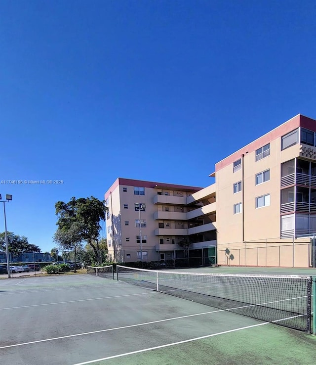 view of sport court