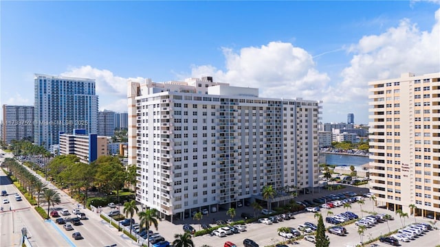view of property with a view of city