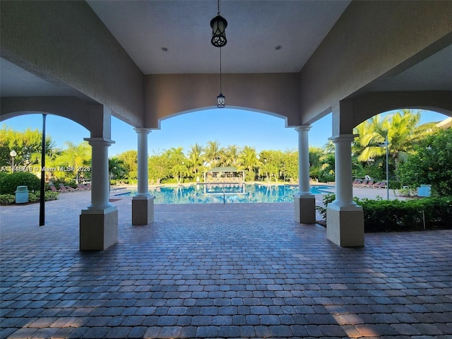 view of patio