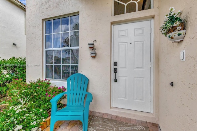 1826 Capeside Cir, Wellington, FL 33414 - doorway to property featuring stucco siding
