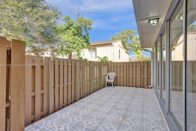 view of patio