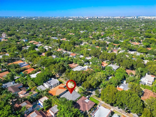 birds eye view of property featuring a residential view