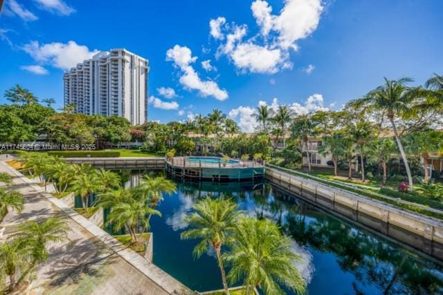 10655 NE Quaybridge Ct Unit C3, Miami, FL 33138 - view of pool featuring a water view