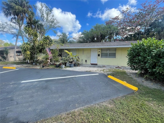 view of uncovered parking lot