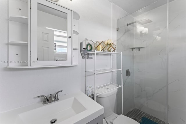 7140 W 2nd Way Unit 7140, Hialeah, FL 33014 - full bath featuring a marble finish shower, toilet, and vanity