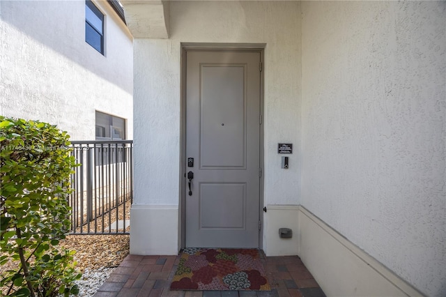 view of entrance to property