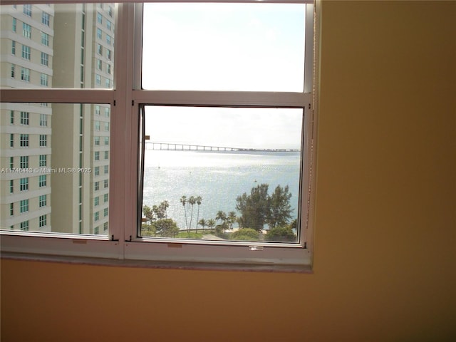 770 Claughton Island Dr Unit 1708, Miami, FL 33131 - interior space featuring a water view