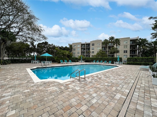 pool featuring a patio