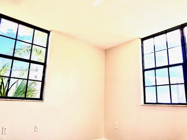 empty room with a healthy amount of sunlight